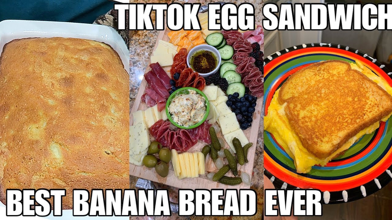 The BEST Banana Bread Recipe EVER | Trying the VIRAL TikTok Breakfast Sandwich! | Vlog