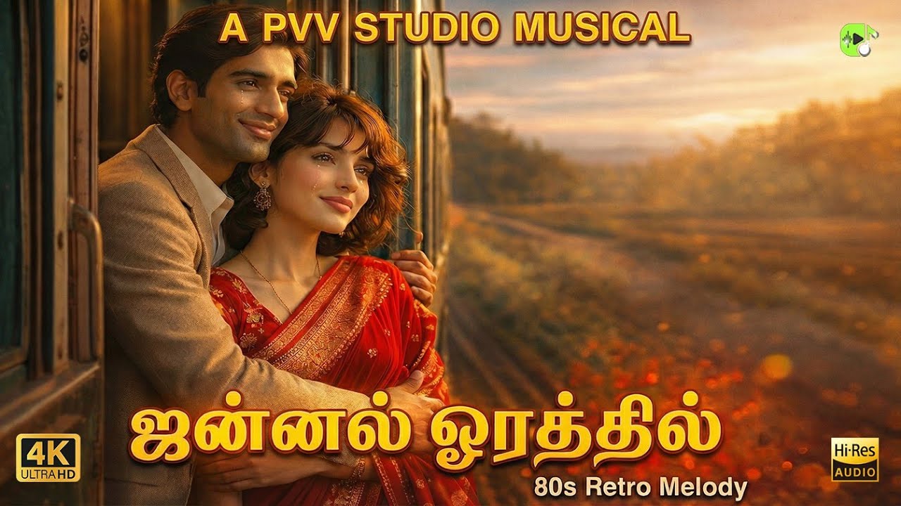 Jannal Orathil |ஜன்னல் ஓரத்தில் - Official Video | PVV Studio | 80s Retro Tamil Melody.