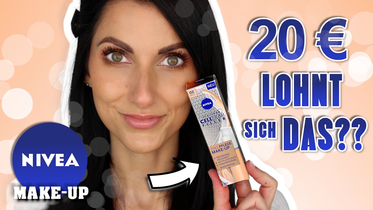 👀 20 € für eine Drogerie Foundation? NIVEA Cellular Filler Foundation LIVE TEST | Frühlingsrolina