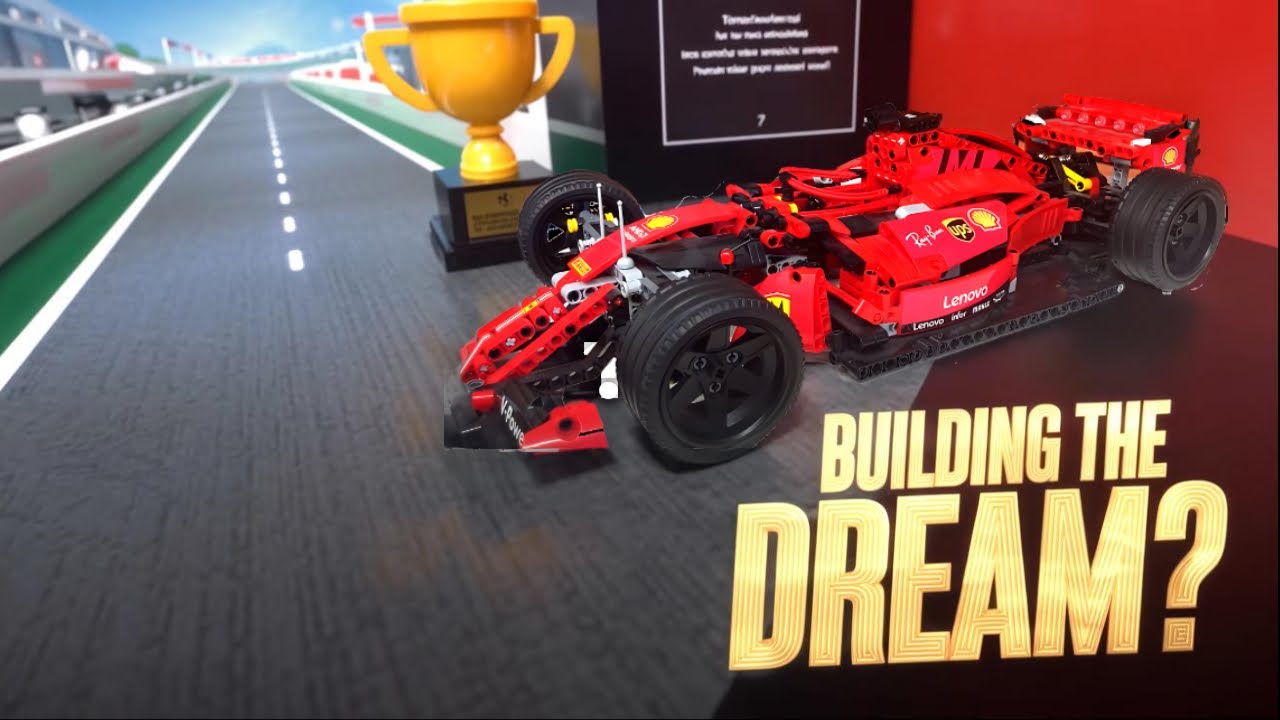 Ohne Lizenz genau so schlecht wie bei LEGO, nur günstiger! #lego #klemmbausteine #ferrari