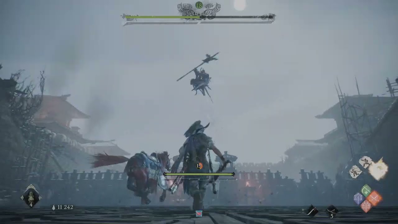 Wo Long Fallen Dynasty, Lu Bu Boss Fight, PS4 Version