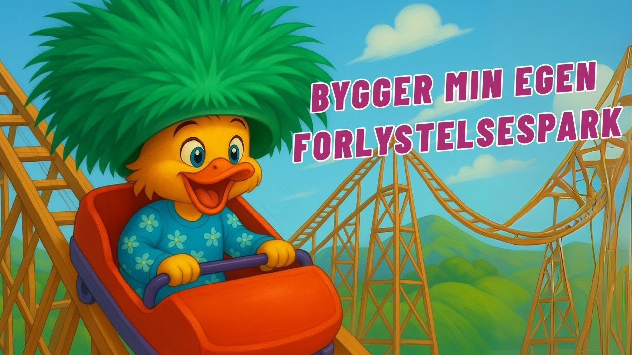 Bygger min egen forlystelsespark // Theme Park Tycoon 2 // Roblox Dansk