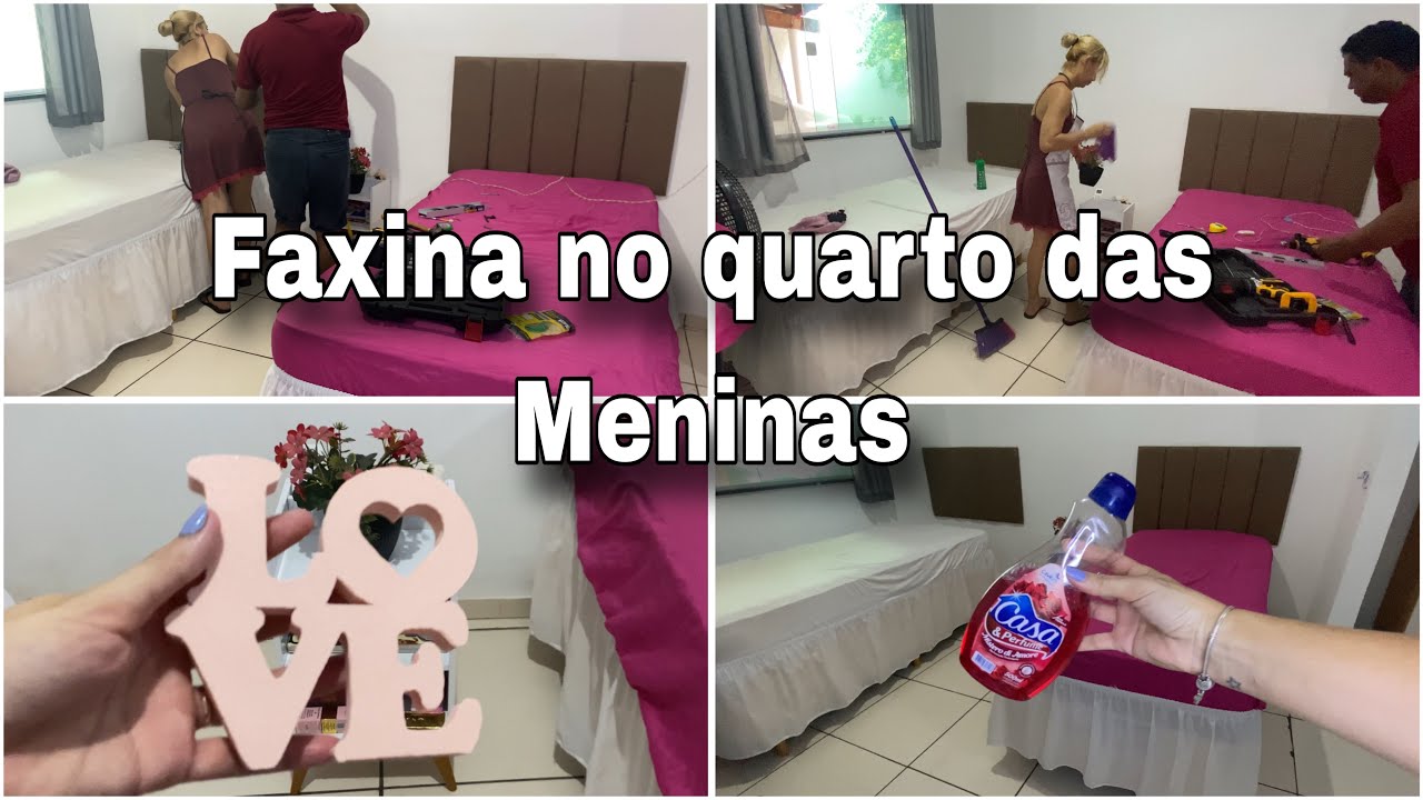 Faxina e organização no quarto das meninas - Ficou tudo plim ✨✨