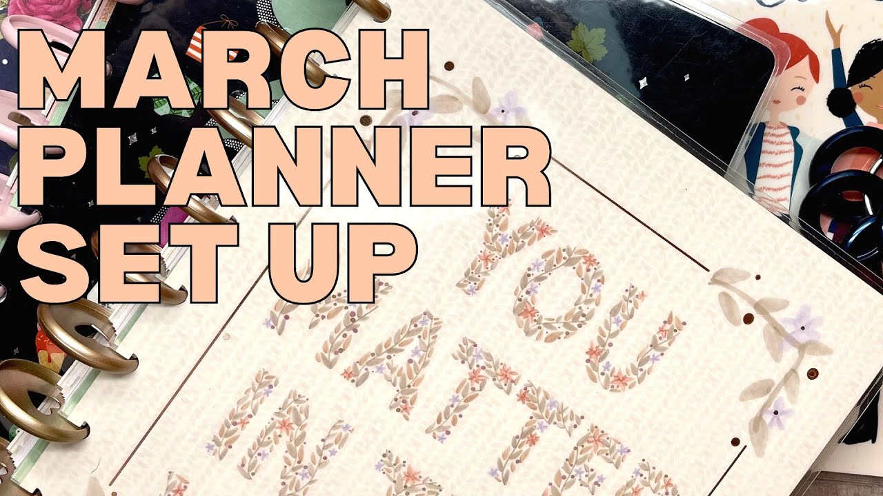 MARCH PLANNER SET UP - PLANNER MOVE IN - FRANKENPLANNER SET UP FRANKENPLANNING CATCH ALL