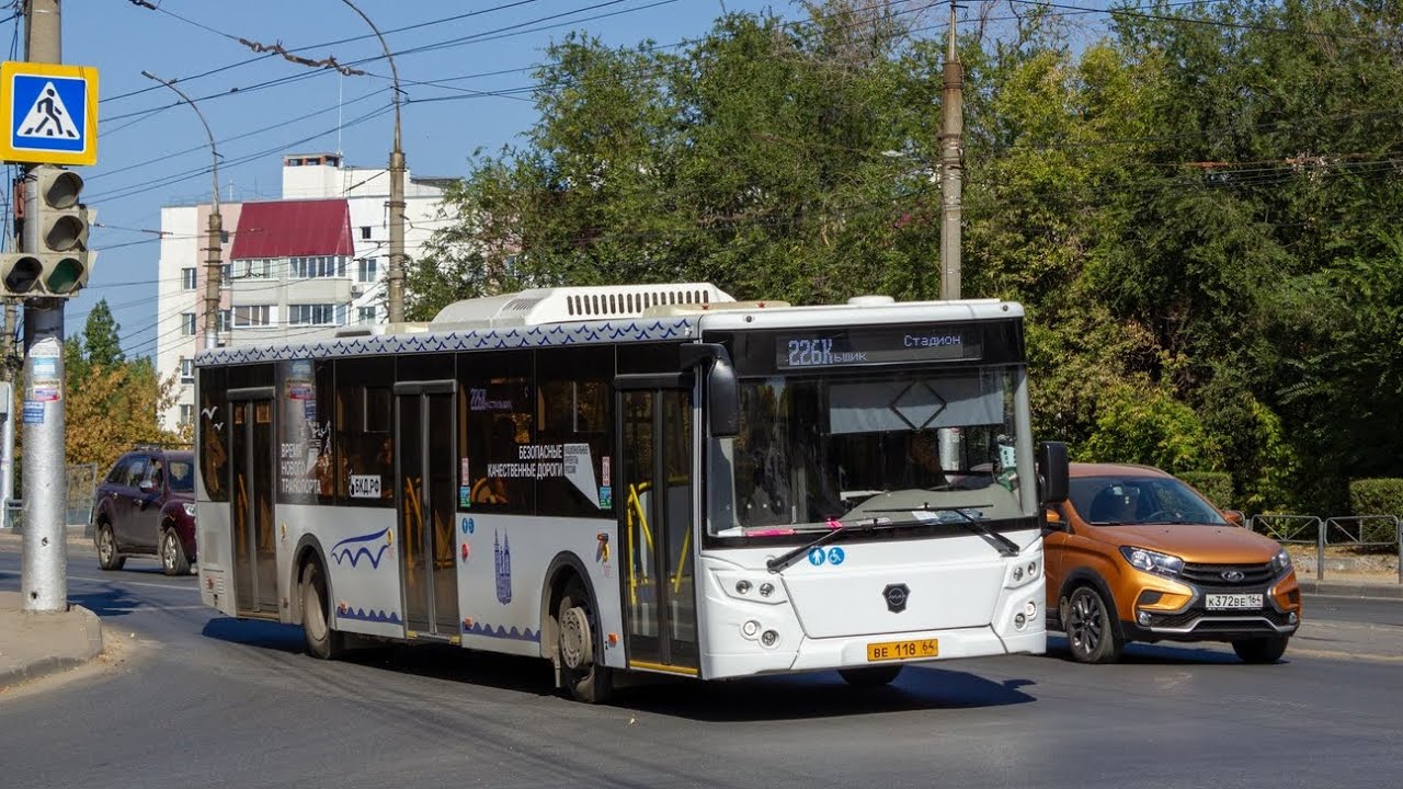 ЛиАЗ 5292.65 ВЕ 118 64 Маршрут №9А город Саратов 