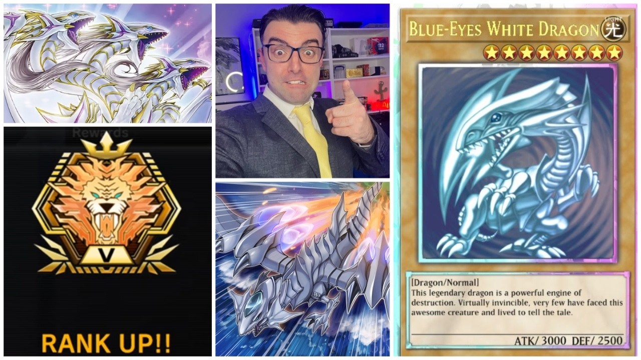 Blue-Eyes Deck- Master Rank | I Lost the Coni Flip 70% In My Last 30 Duels [MDS:50]