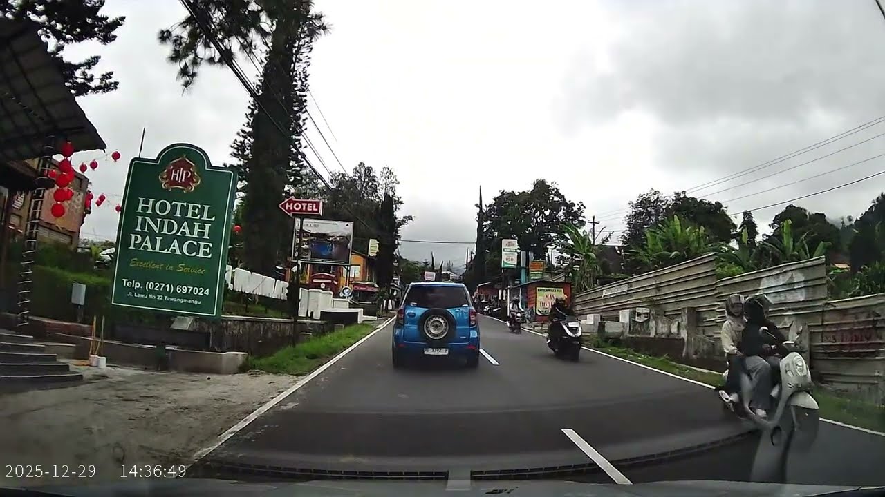 POV Driving Indonesia | Karanganyar | From Gerbang Wisata Tawangmangu to Terminal Tawangmangu