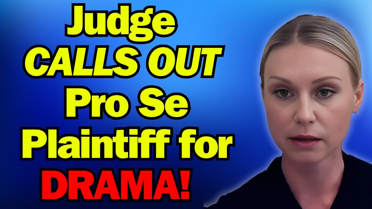 Is This the Most Dramatic Court Case Ever? | Pro Se Drama Unfolds!