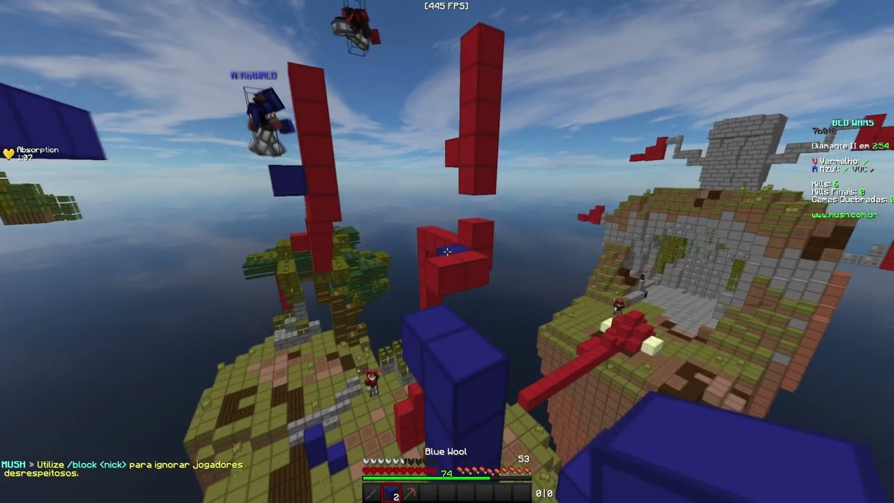 Como um PRO PLAYER joga a *primeira partida do dia* (ARanked Bedwars)