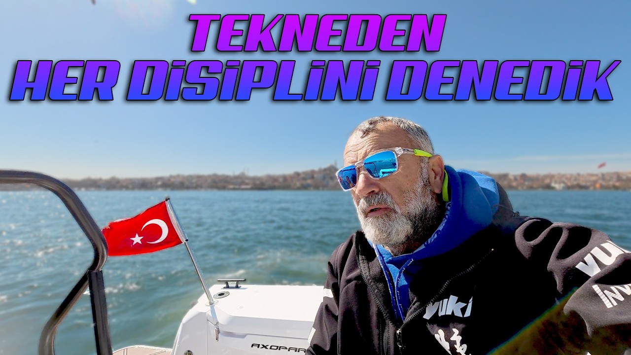 Boğaz 'da Tekneden Kurşun Arkası ve Çapari ile Balık Avı