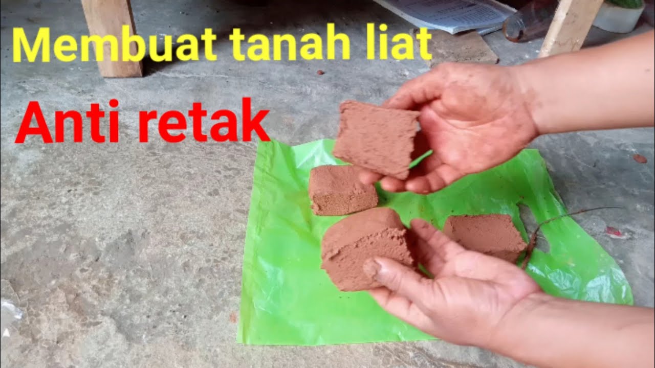 Tutorial tanah liat cara membuat tanah liat mudah anti retak