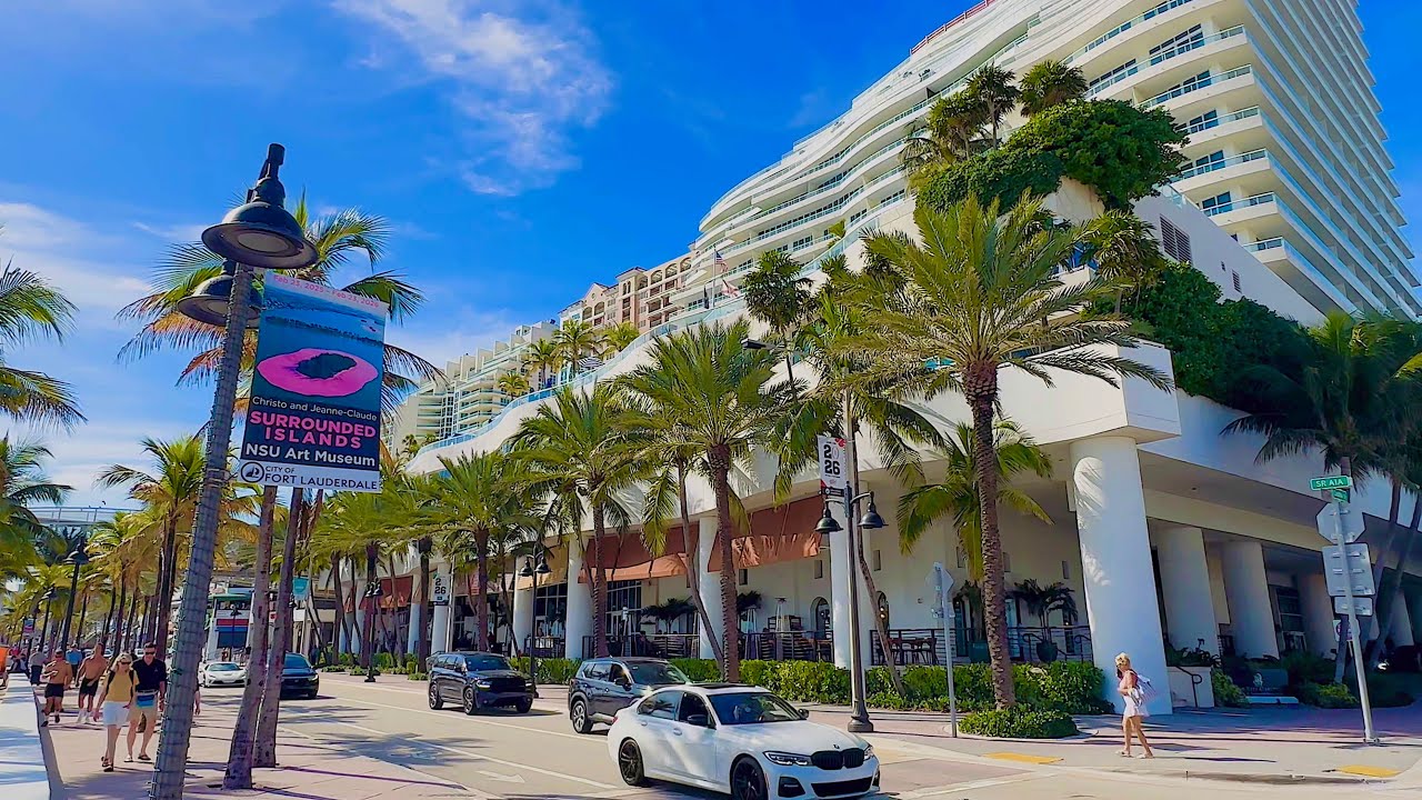 Fort Lauderdale Beach 2026 Walking Tour in 4K - Fort Lauderdale, Florida