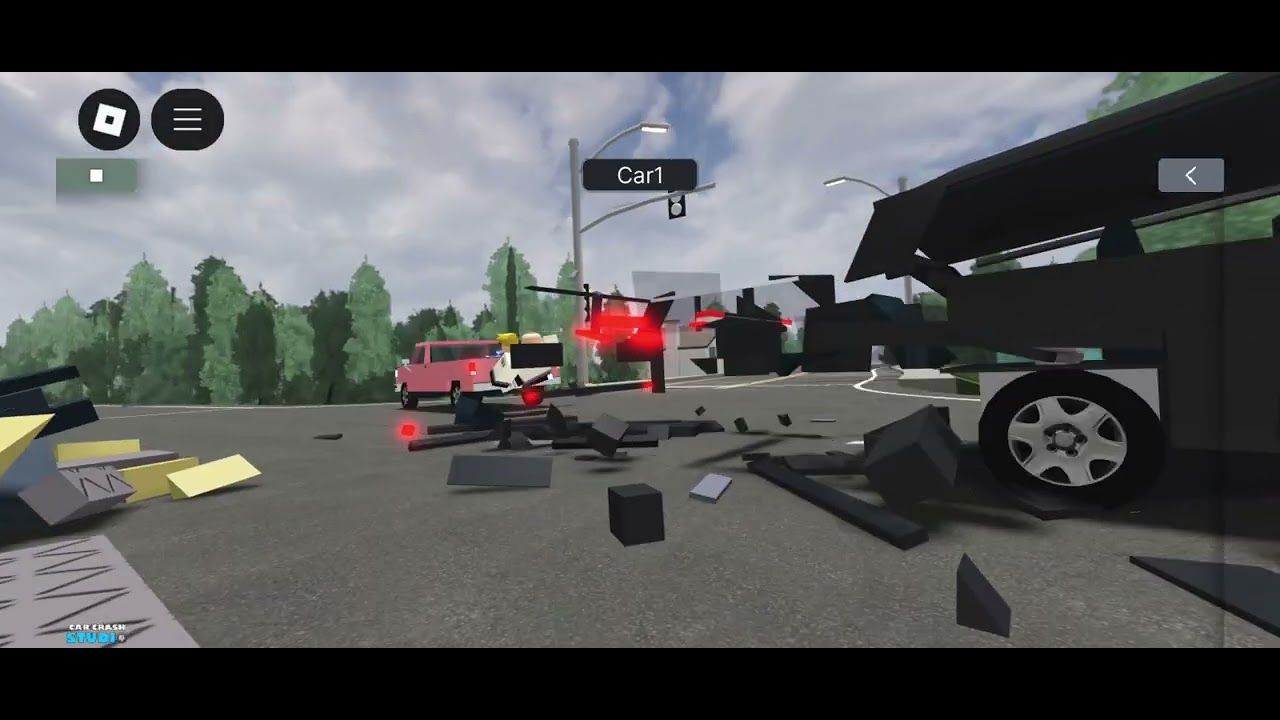 Fatal Roblox car crashes #1