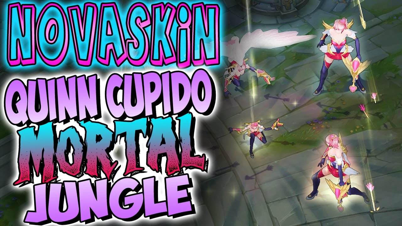 NOVA SKIN &hearts; CUPIDO MORTAL &hearts; - QUINN JUNGLE GAMEPLAY - RUNAS, TALENTOS & BUILD