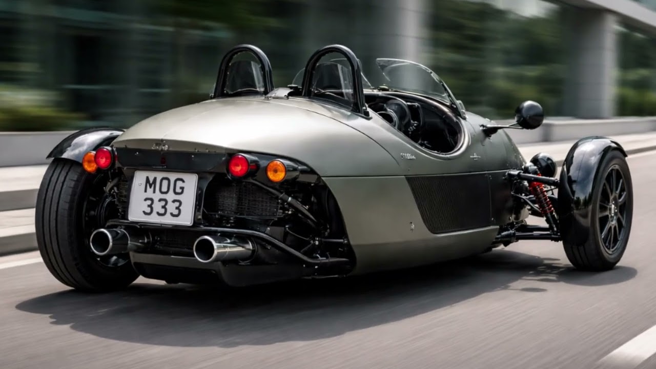 Morgan Super 3 — The Strangest Modern Car You Can Actually Buy! Retro Style Meets Futuristic