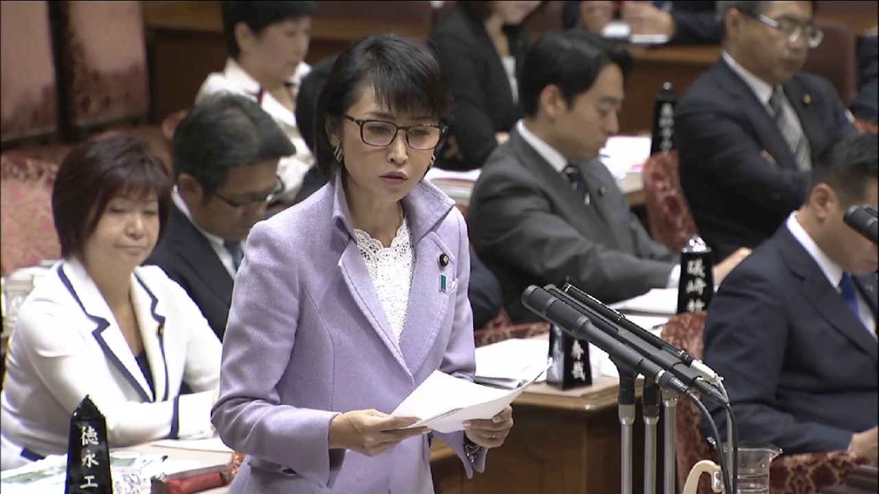 【公式】三原じゅん子参議院議員 2016年10月13日（予算委員会）