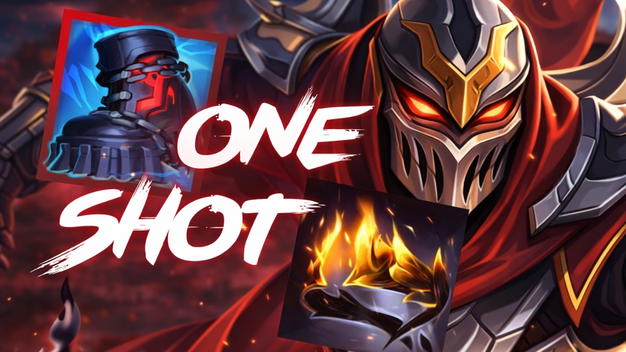 ZED FULL BOMBA ONESHOT! Max lethality build - League of Legends midlane gameplay ita otp