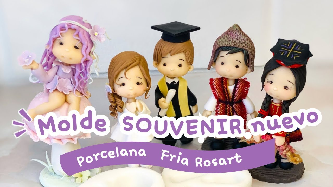 MOLDE SOUVENIR NUEVO 💛 Tutorial Porcelana fría - Rosart Arequipa #porcelanafria