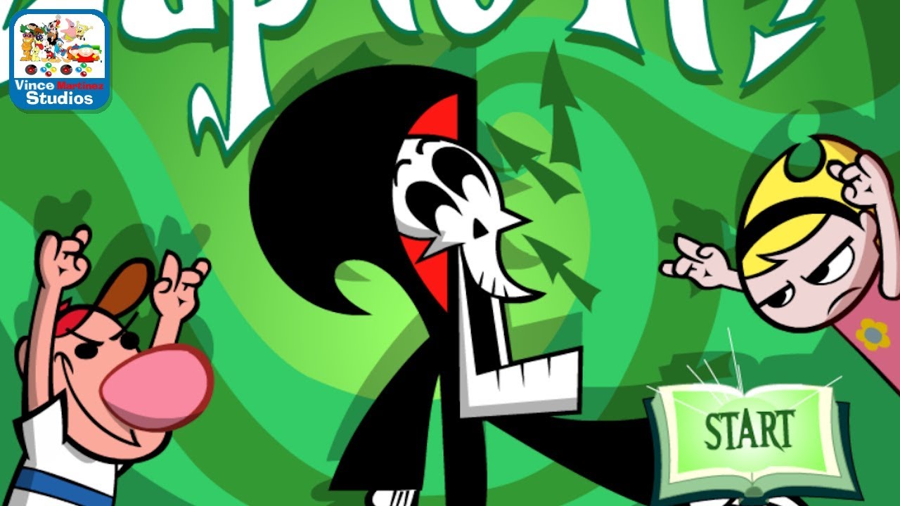 The Grim Adventures of Billy & Mandy: Zap to It! - Use Magic to Clean Up (Cartoon Network Games)
