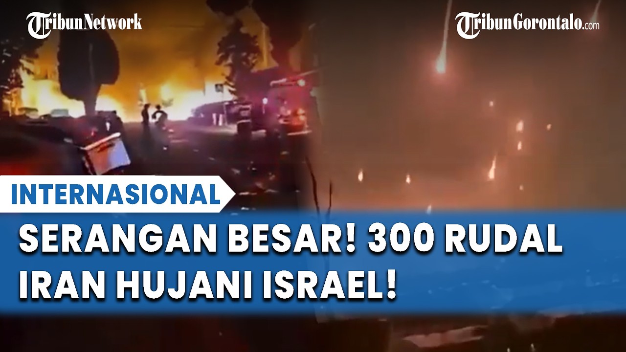 Israel Klaim Dibombardir 300 Rudal Iran, Separuh Diduga Bawa Bom Tandan Mematikan!