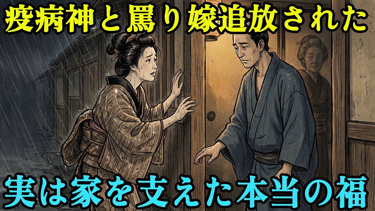 「疫病神」と罵られ追放された嫁。実は家を支えていた“本当の福”だった | 野談 | 伝説 | 昔話 | 説話 | 民話