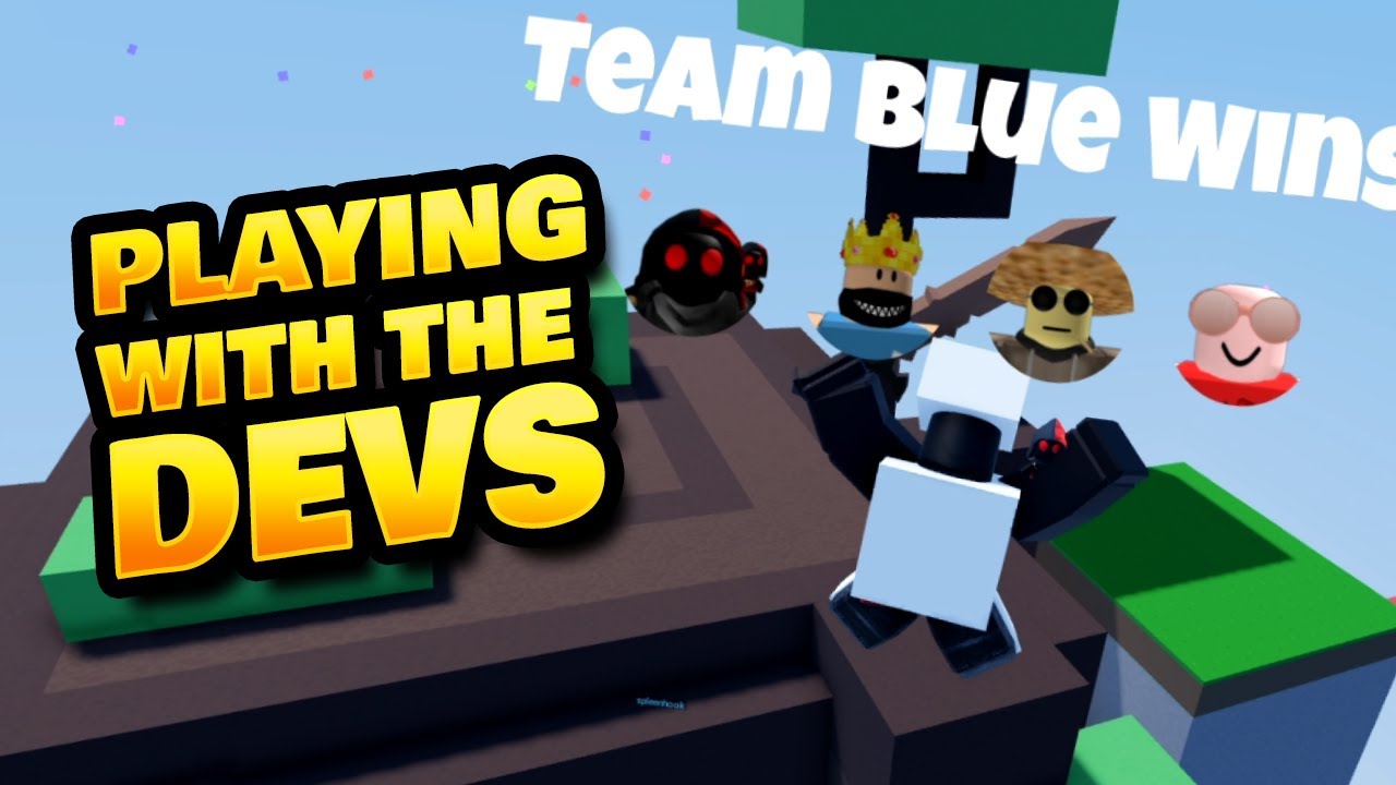 Победа в каждом матче с разработчиками BedWars