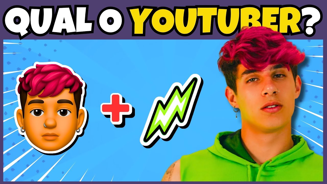 🎉 ADIVINHA O YOUTUBER ATRAV&Eacute;S DOS EMOJIS! 😍 | EMILLY VICK | LULUCA | ENALDINHO #quiz