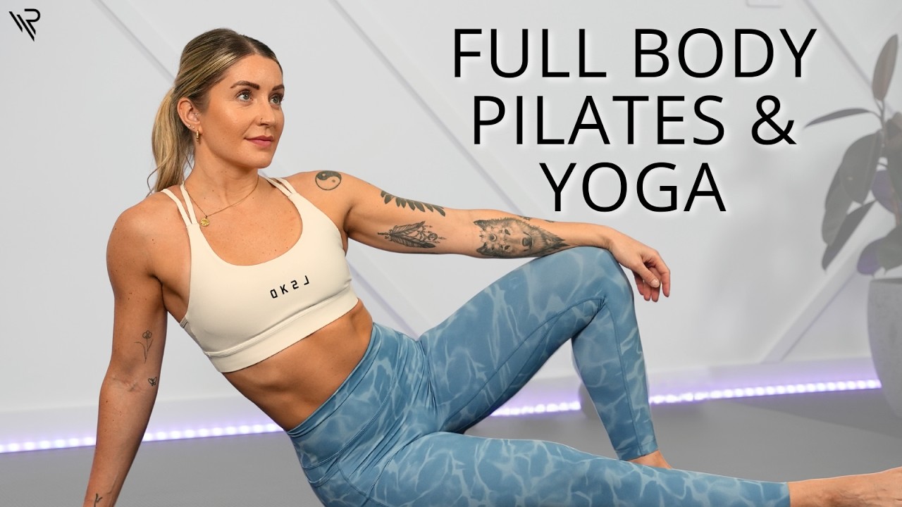 30 Min Daily Pilates & Yoga Full Body Workout (No Equipment)