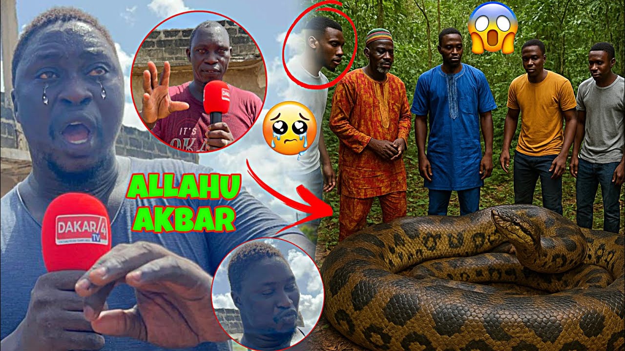 Incroyable‼️Apparitions d’un anaconda à Yeumbeul, Allahu Akbar lu doy waar - Les habitants attaquent