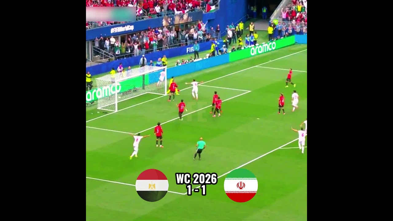 Iran vs Egypt | World Cup 2026  #worldcup #worldcup2026 #football #fifaworldcup #shorts