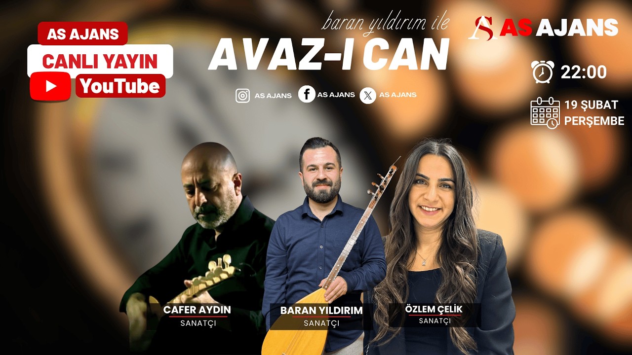 🔴 CANLI YAYIN | Avaz-ı Can | Baran Yıldırım, Cafer Aydın & Özlem Çelik