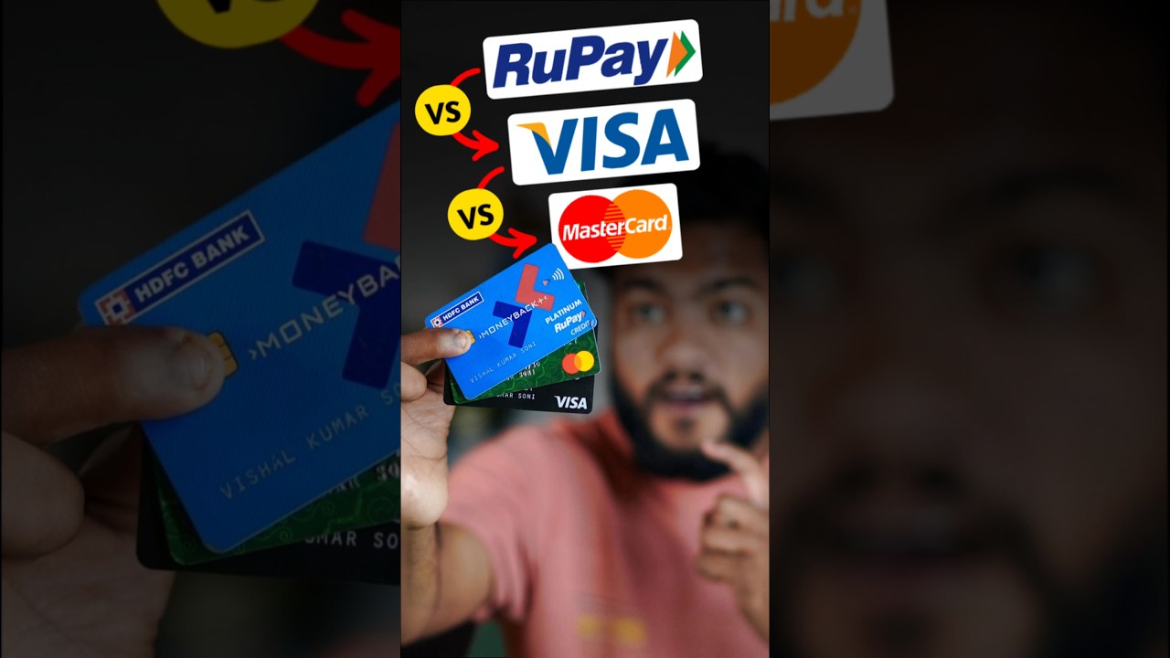 How To Choose Right Credit Card  VISA, RuPay or MasterCard  #visa #mastercard #rupaycard #creditcard