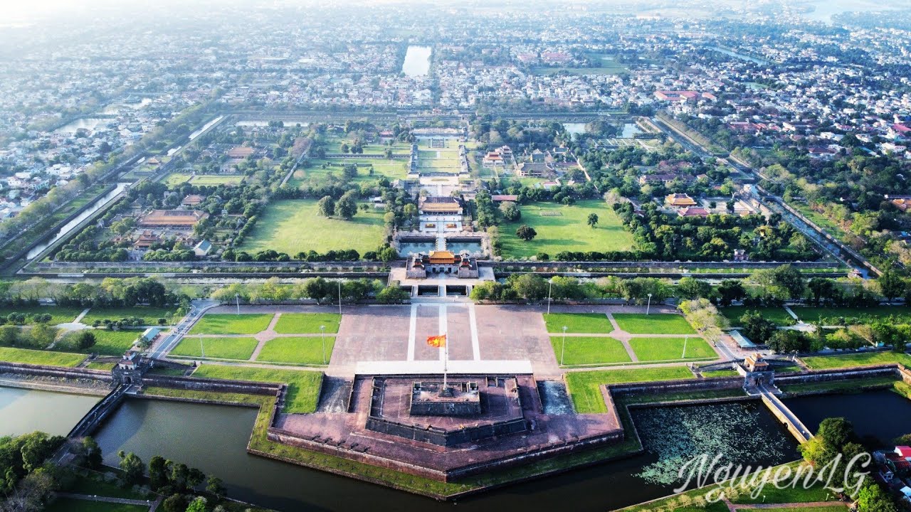NguyenLG Vlog | Ngắm nhìn Cố Đô Huế từ trên cao | Hue Citadel | Hue Skyline Part 1