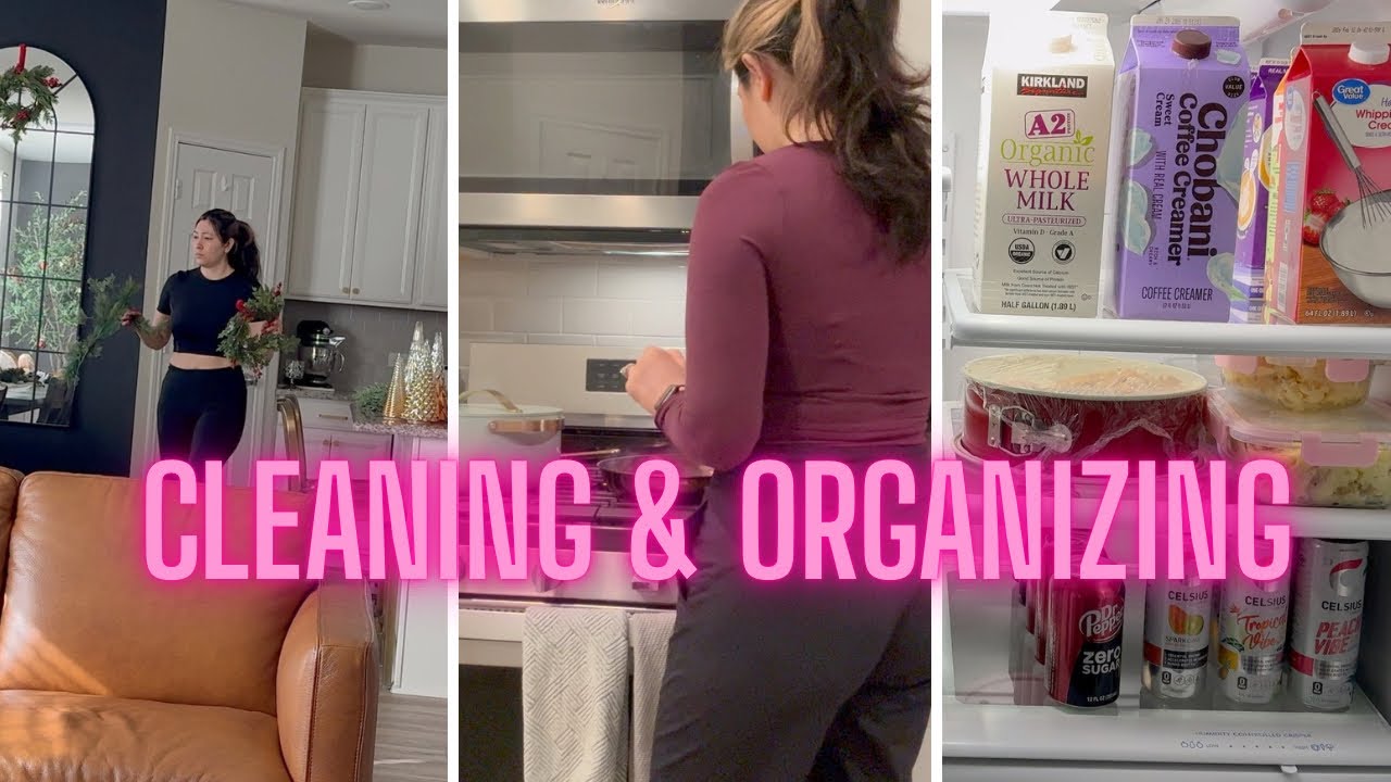 NEW YEAR 2026 CLEANING REFRIGERATOR | TAKING DOWN DECOR