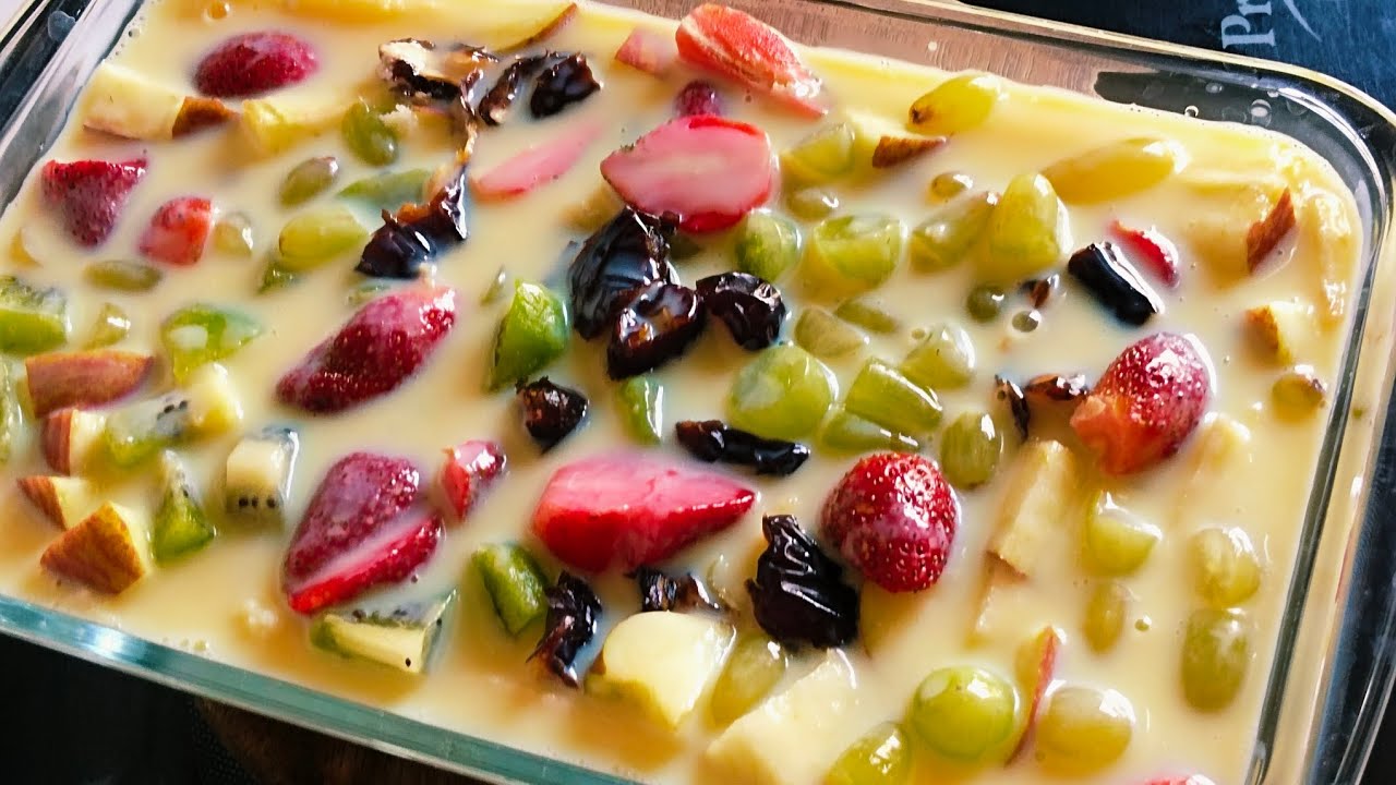 Sago fruit custard | Ramadan special | sago fruit dessert recipe  |