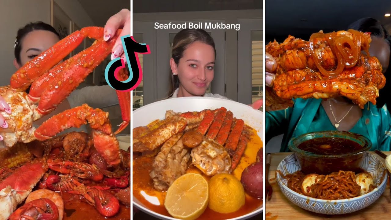 Seafood Boil MukbangPT4 - Tik Tok Compilation.