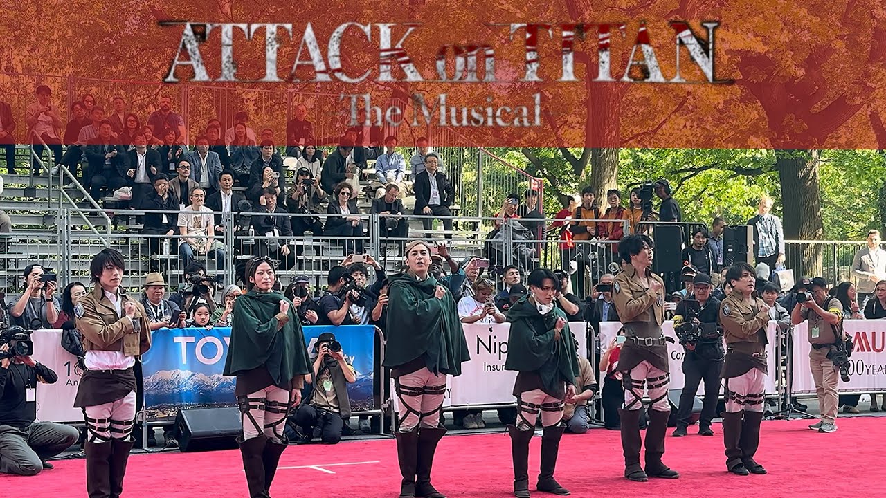 Мюзикл «Атака титанов»: полное выступление на Japan Parade в Нью-Йорке! 10 мая 2025 г.