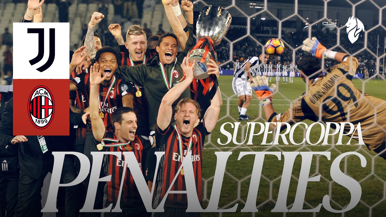 Glory from the spot in 2016 | Supercoppa Italiana Penalty Shootout | Juventus v AC Milan