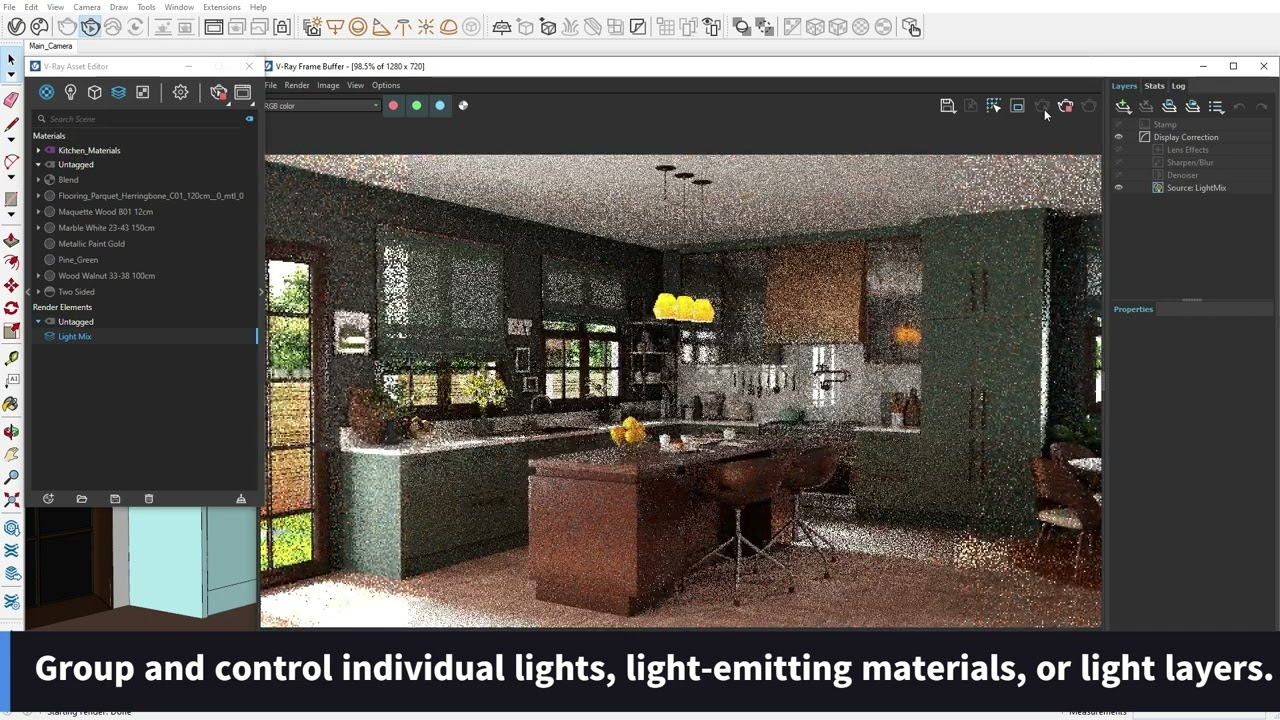 Master Your Scene&rsquo;s Lighting with V-Ray LightMix! 💡