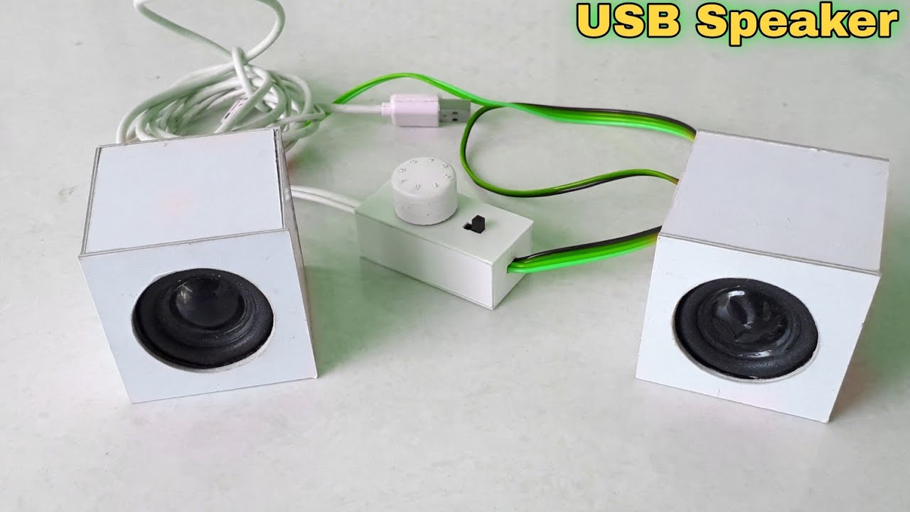 How to make USB Speaker at home  Computer speaker Kaise banaen ghar mein