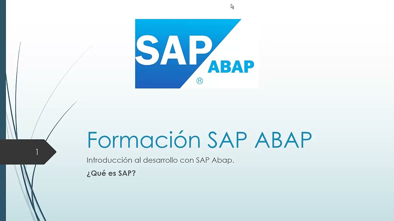 Introducci&oacute;n a SAP ABAP - Video 1