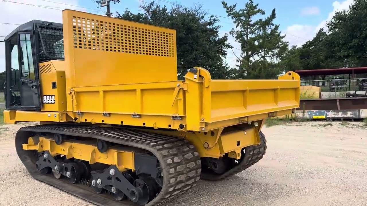 2023 Bell TC7A Tracked Dumper Inspection & Operations Video