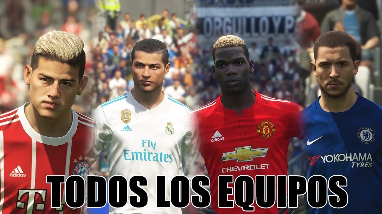 PES 2018 - COMO LICENCIAR UNIFORMES ESCUDOS Y DEMAS - LIGAS NACIONES ETC - PS4