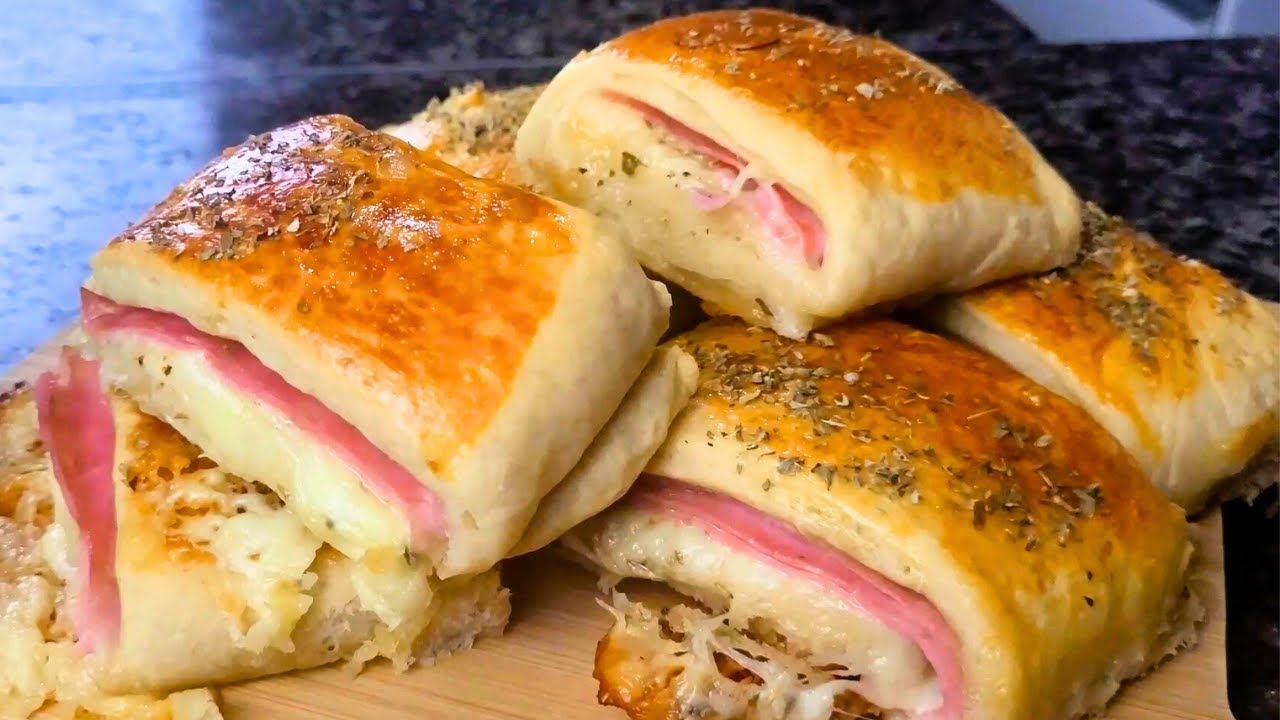 Como Fazer Joelho de Queijo e Presunto | Salgado mais delicioso do mundo | Receitas Fáceis de Fazer.