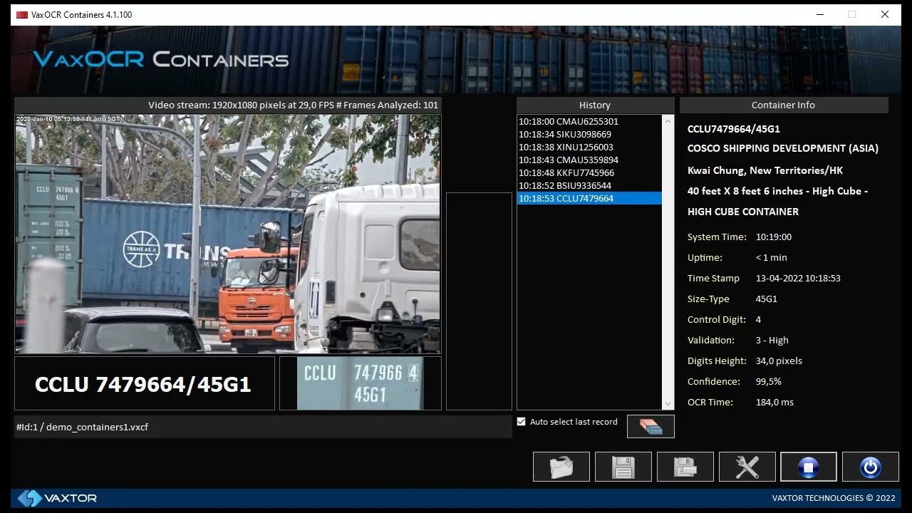 VaxOCR Container Reader v4.1