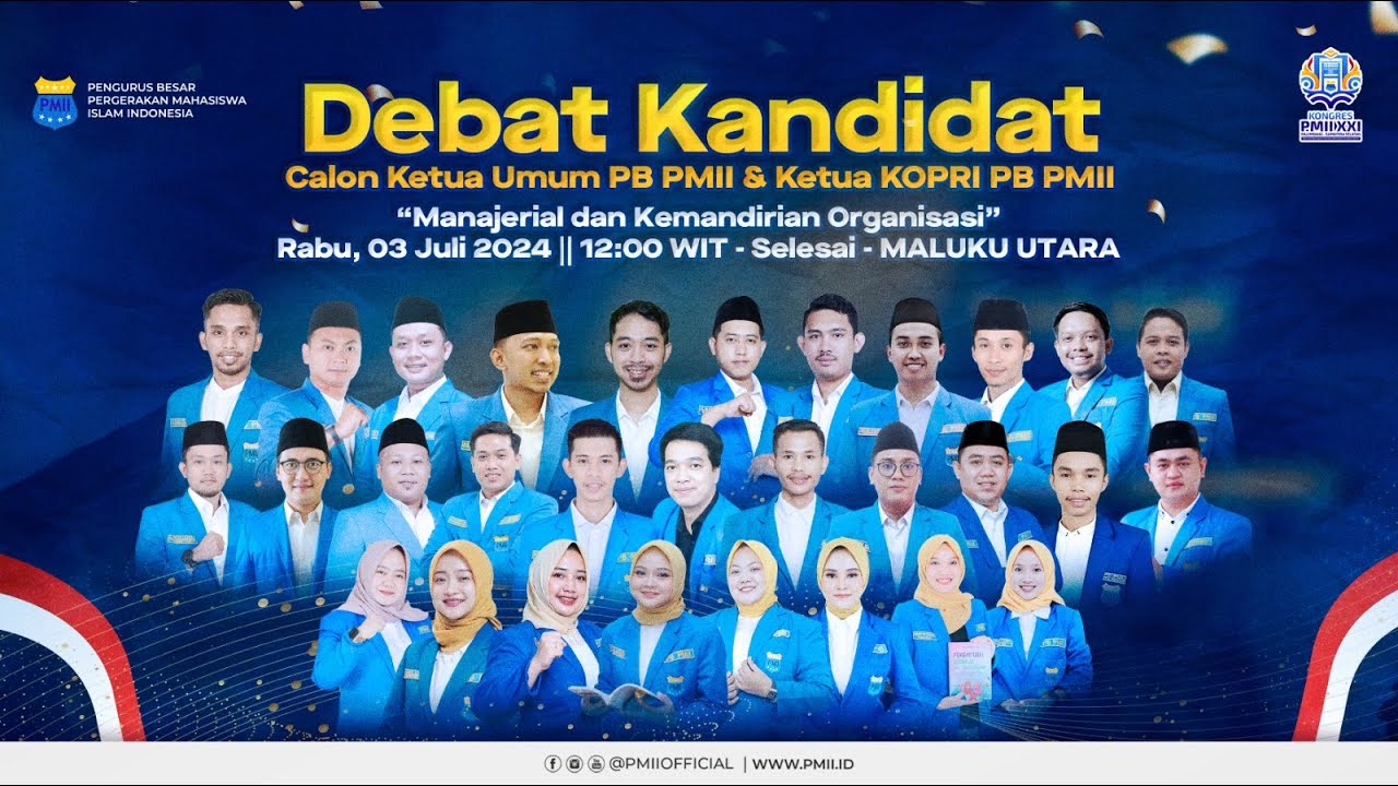 Debat Kandidat Calon Ketua Umum PB PMII & Ketua KOPRI PB PMII - Maluku Utara