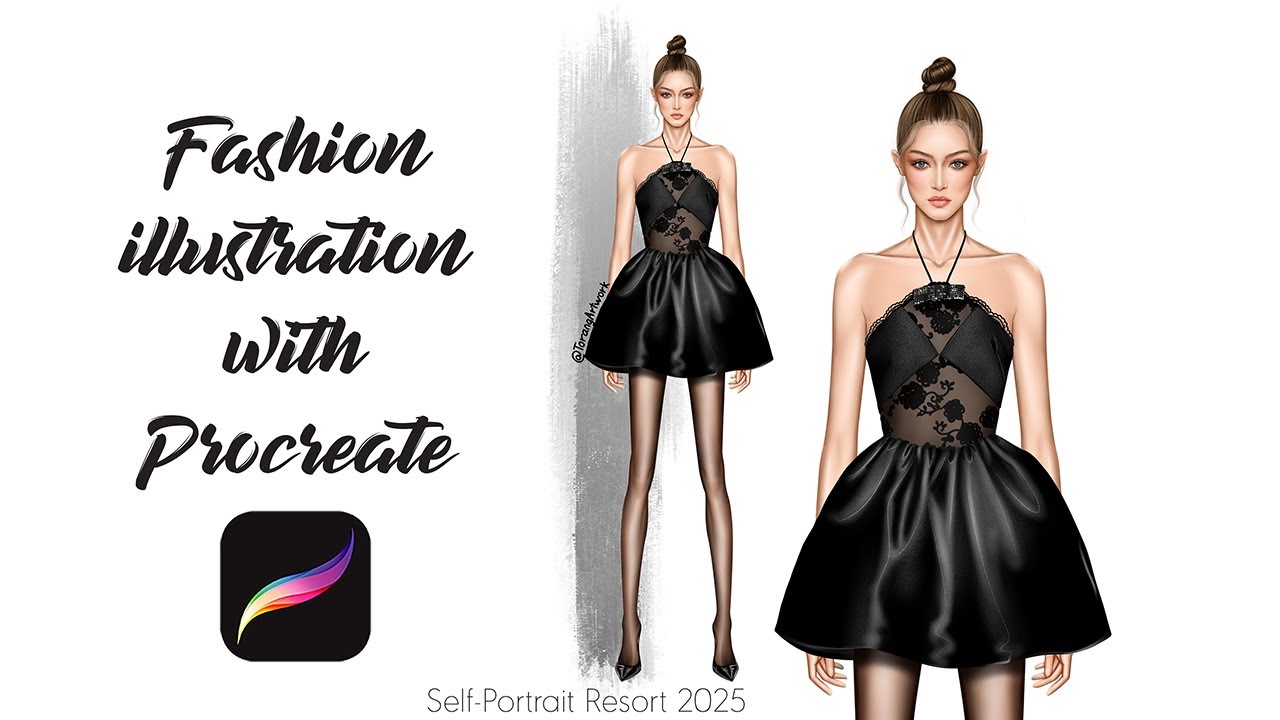 Digital Fashion Illustration for Beginners: Tips & Fashion Rendering on Procreate