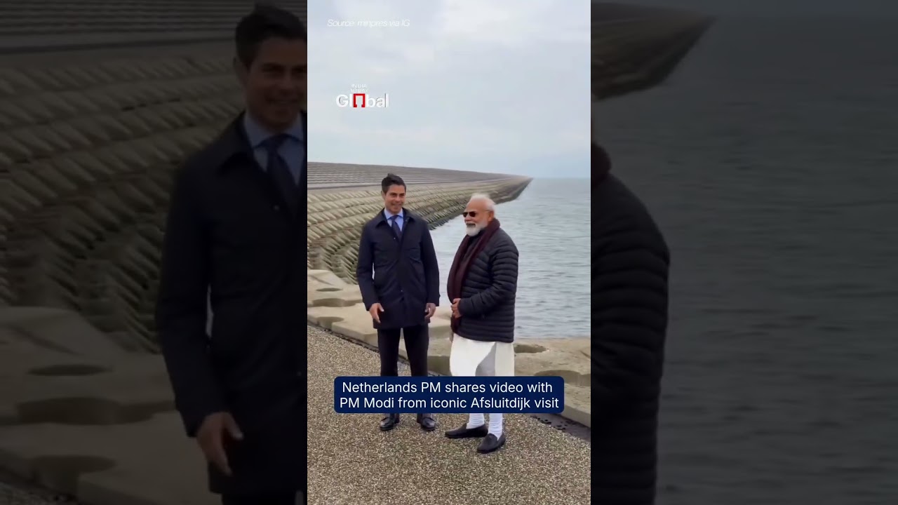 PM Modi Explores Dutch Water Management at Afsluitdijk | India Today