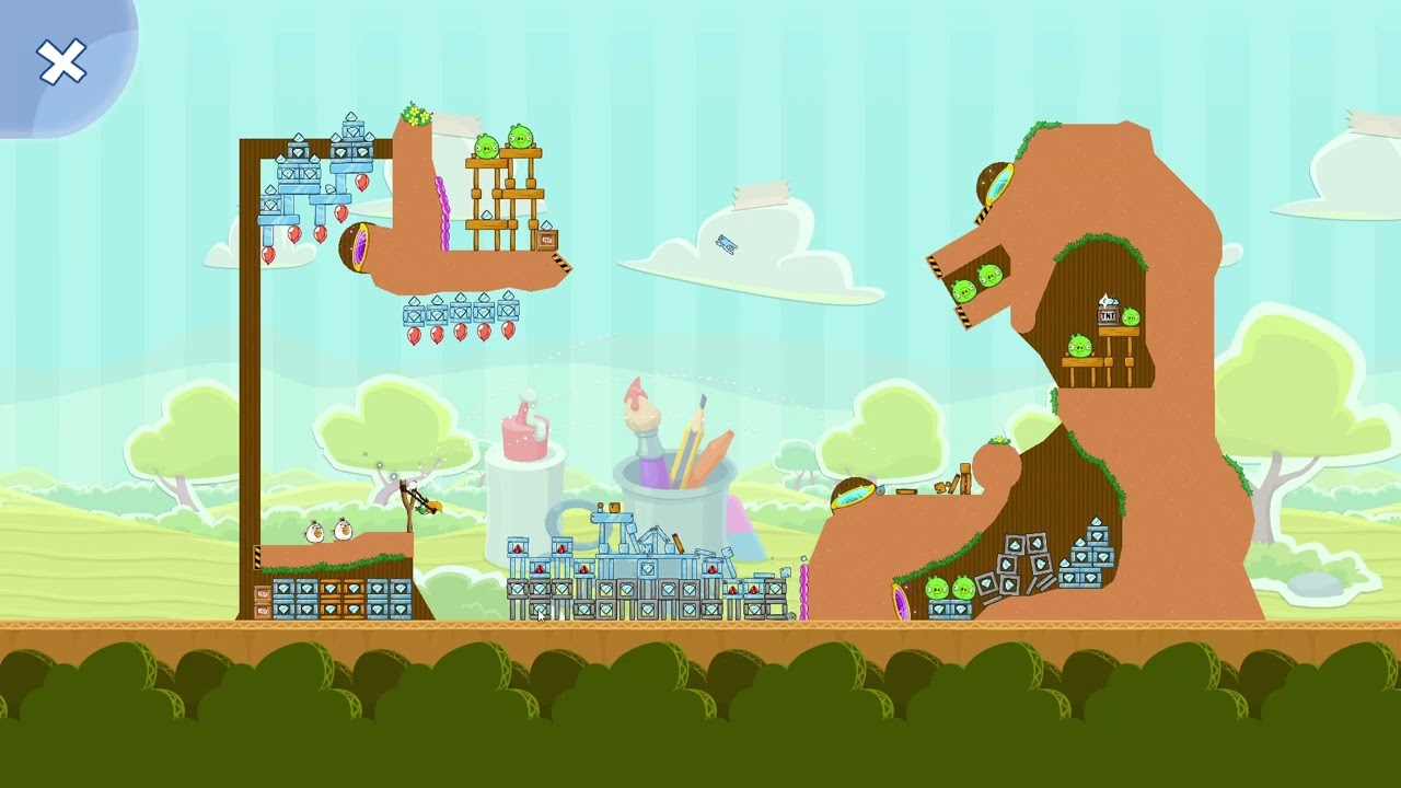 Angry Birds Friends Level 10 Tournament 1745 three stars NO POWER-UP walkthrough 2026-05-04
