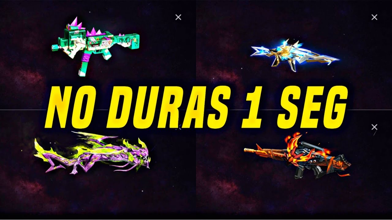 TOP 10 SKIN DE ARMAS MAS LETALES DE FREE FIRE *LA #10 LA ODIAN TODOS* | TREBOR T